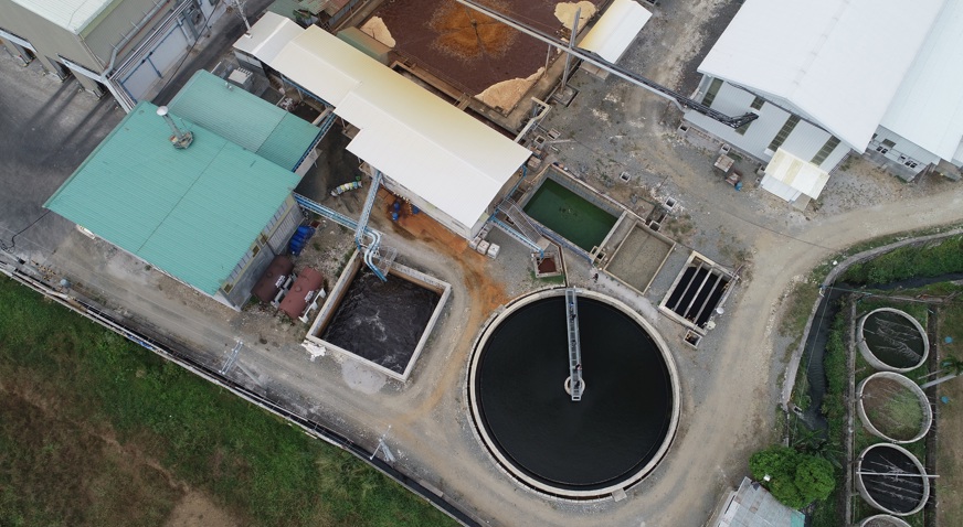 May Harvest Water Treatment Drone View