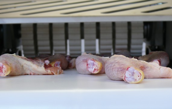 MAJA ESB-GV automatic skinning of poultry legs