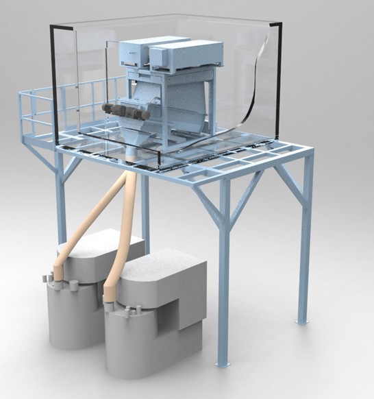 MAJA VS5 ice batching solution for industrial dough production