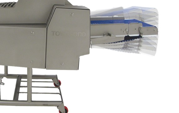 Multiple height adjustments on the exit conveyor makes it ideal for multiple line layouts