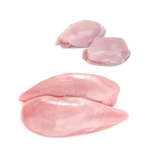 Deboned chicken end products
