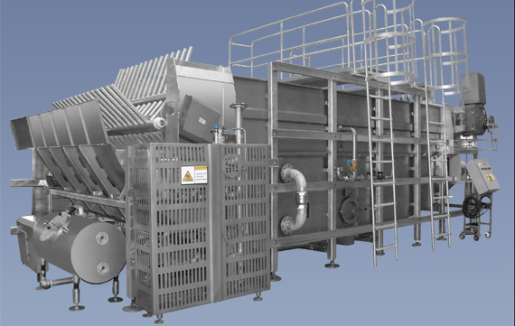 Transversal Tank for Swine Scalding