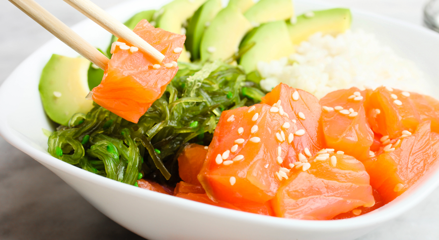 Poke Bowl Sticks Salmon