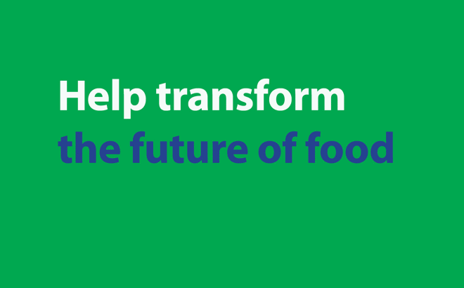 Help Transform The Future Of Food Green