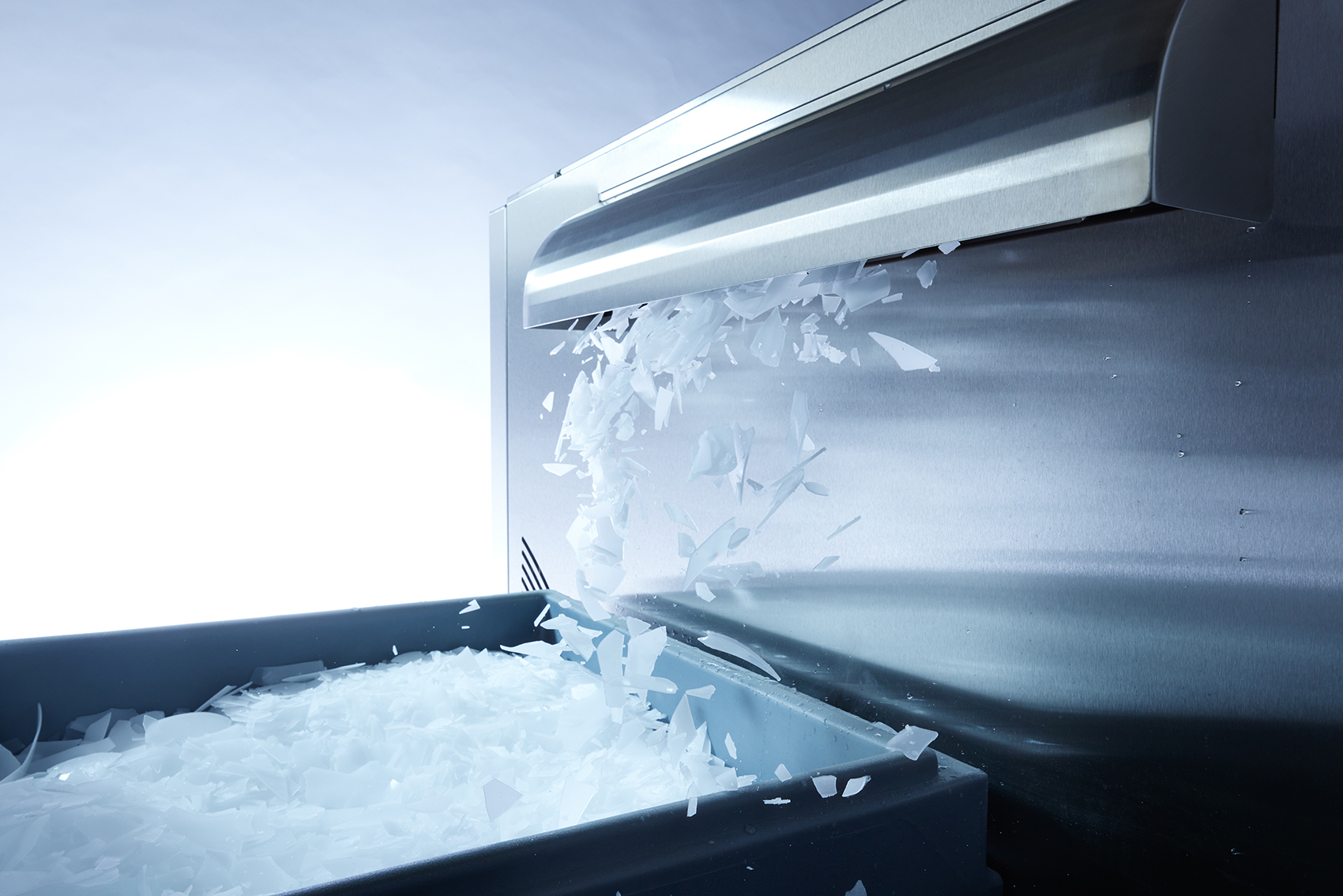 Máquinas de hielo en escamas MAJA para la industria avícola