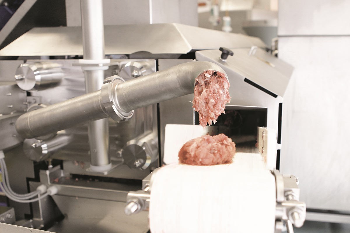 Minced meat store machine