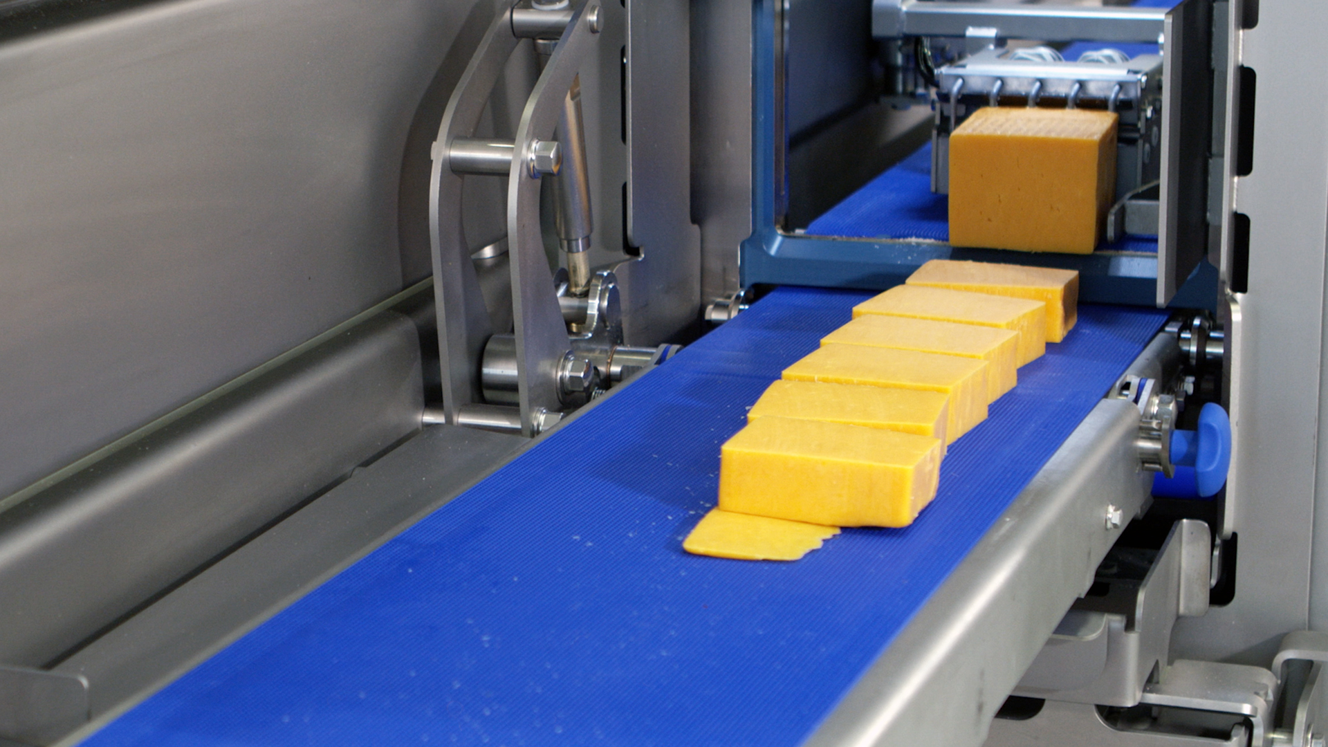 Cheese portion cutting
