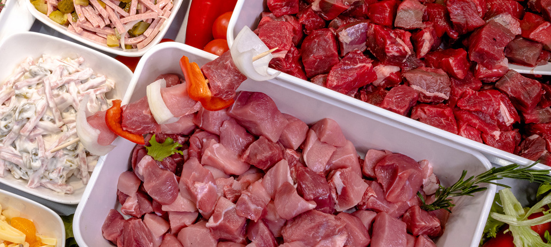 Dicing Butcher Counter Red Meat