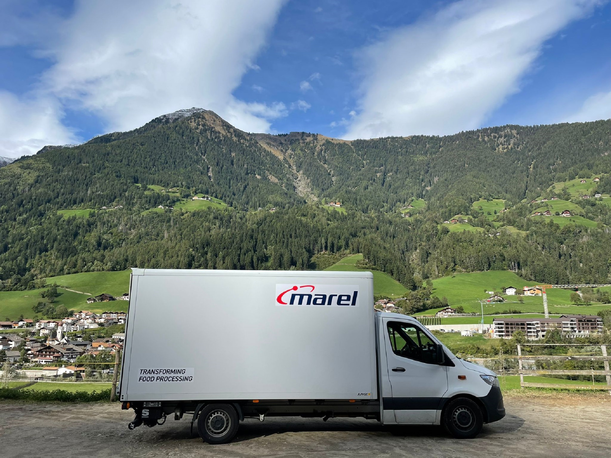 Marel Truck On The Road