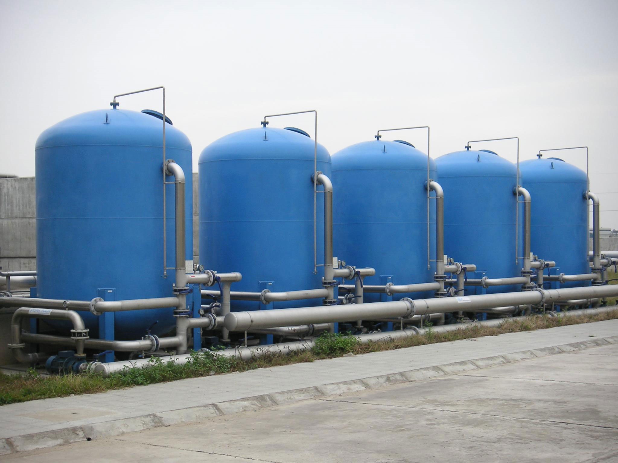 Water Treatment Tertiary Treatment Polishing Filtration Tanks 2