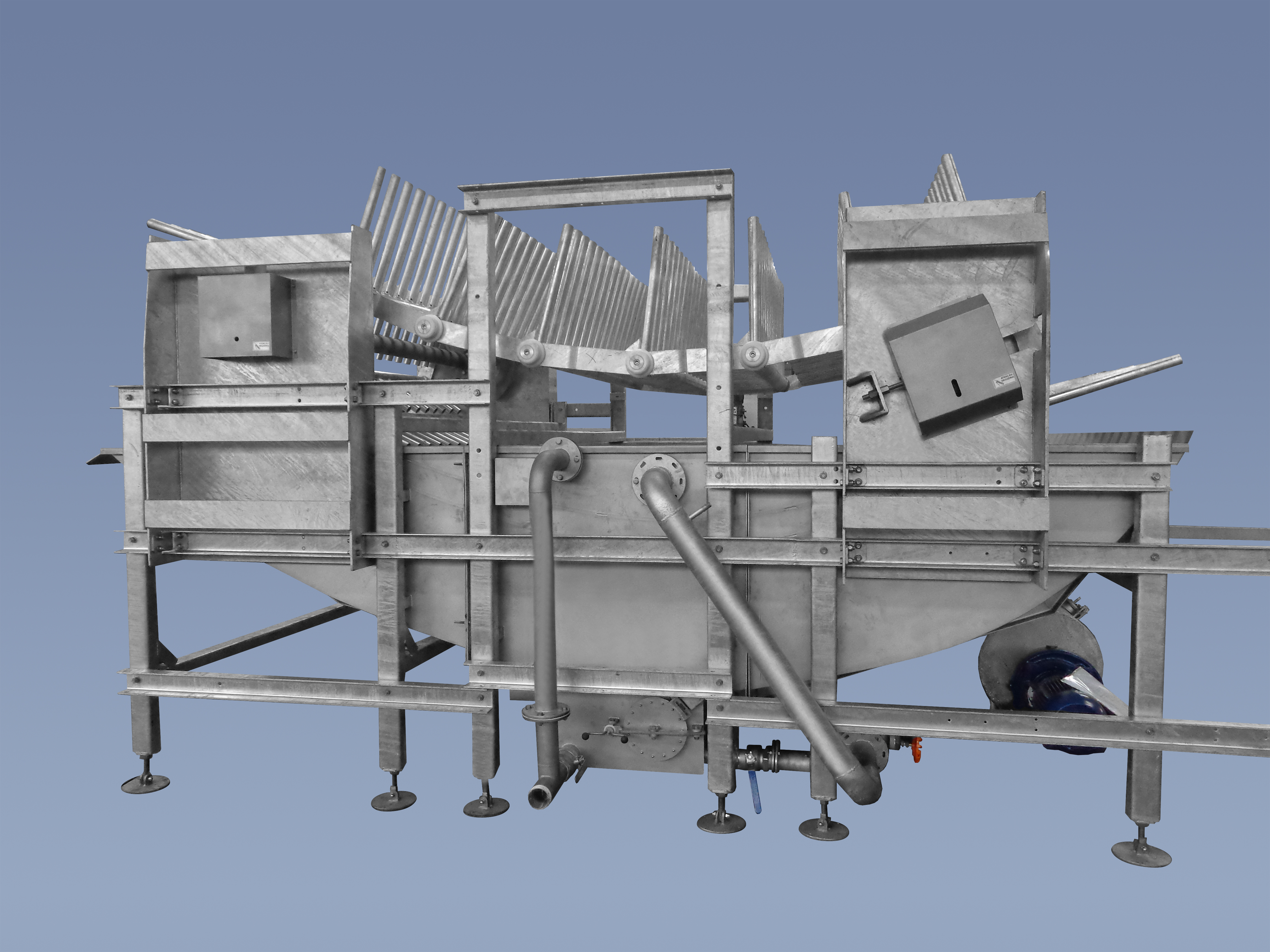 Transversal Tank for Swine Scalding pork processing plant