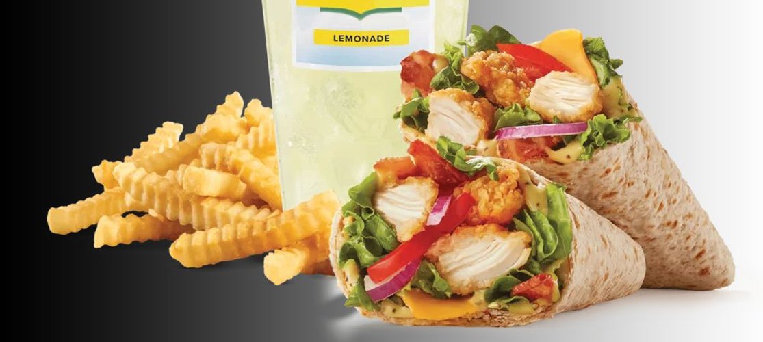 Crispy Chicken Club Wrap Meal