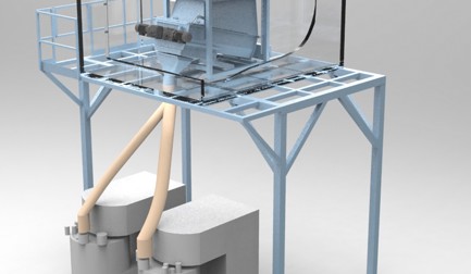 MAJA VS 07 Wiege- und Dosiersystem für Scherbeneis