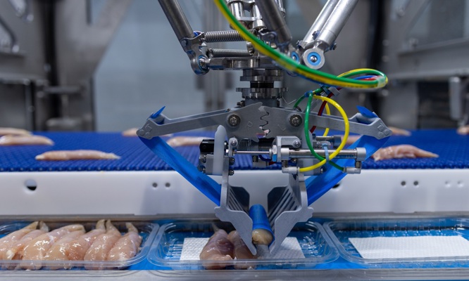 Embalaje robotizado de bandejas