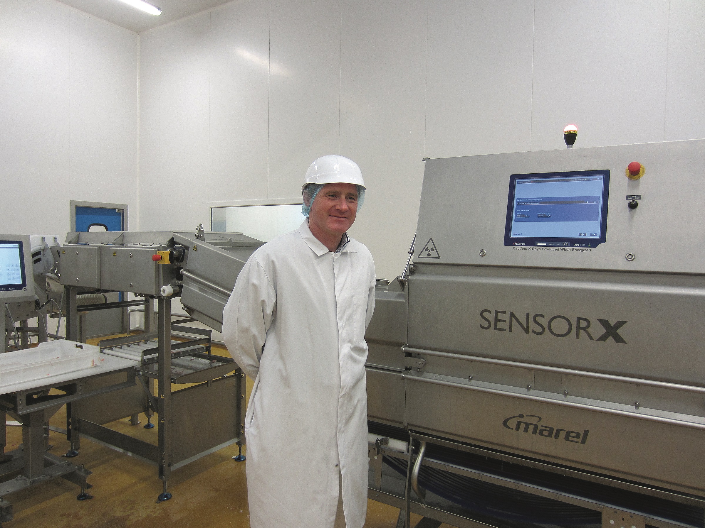 SensorX garantiza productos avícolas deshuesados a Boscher